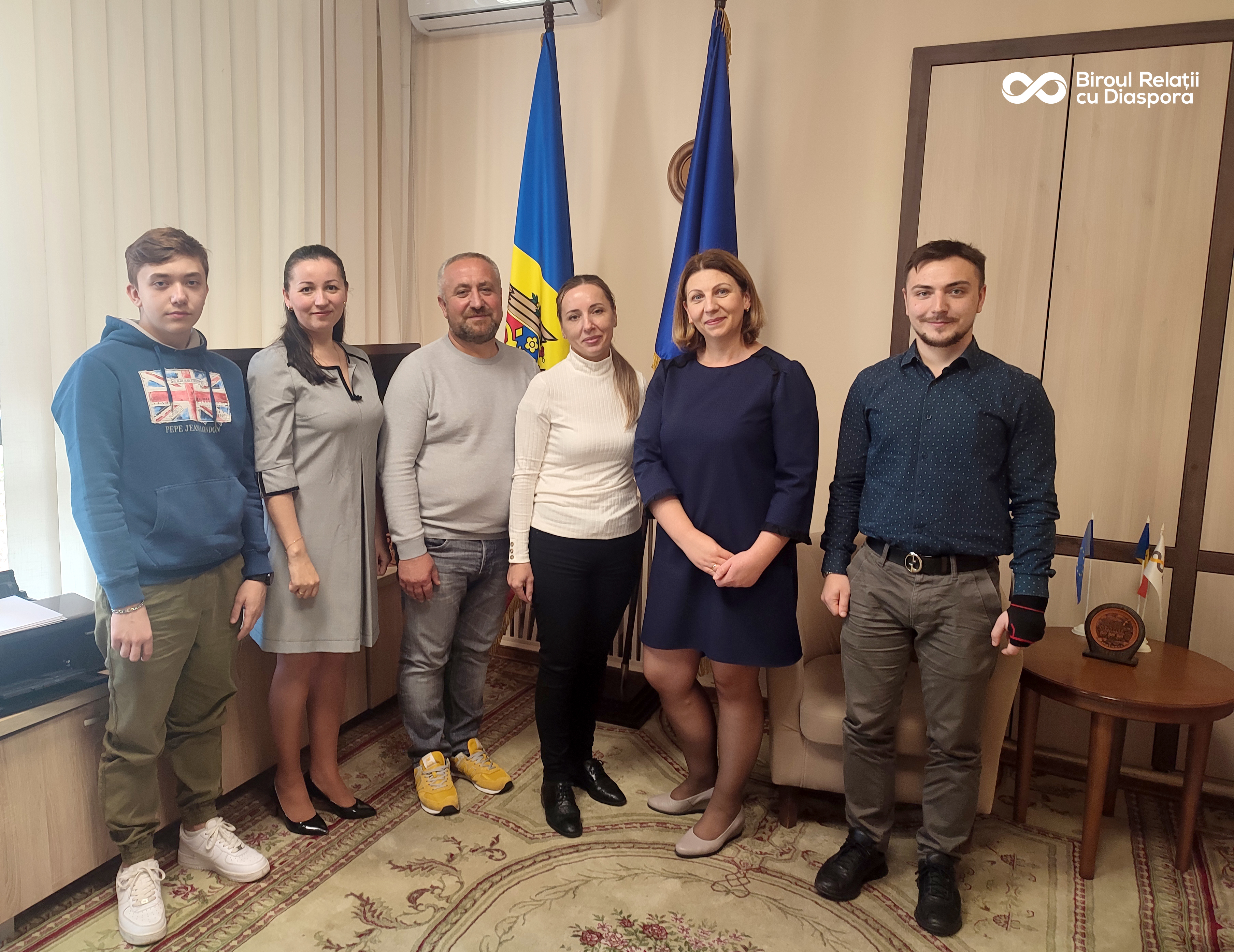 The Chiriac family visited the Diaspora Relations Bureau