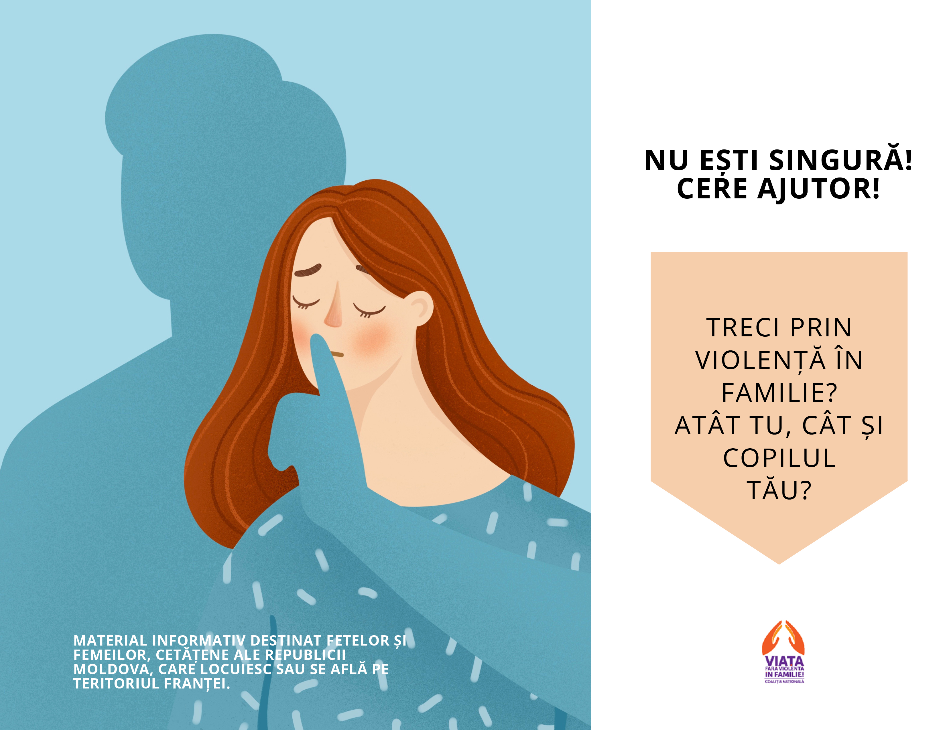 Broșură destinată femeilor din diaspora franceză: „Nu ești singură, cere ajutor!”