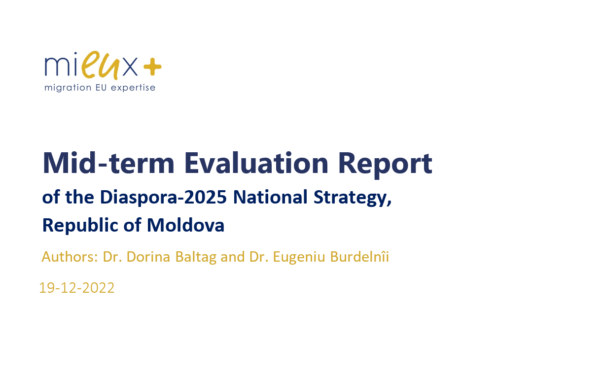 Mid-term Evaluation Report of the Diaspora-2025 National Strategy, Republic of Moldova