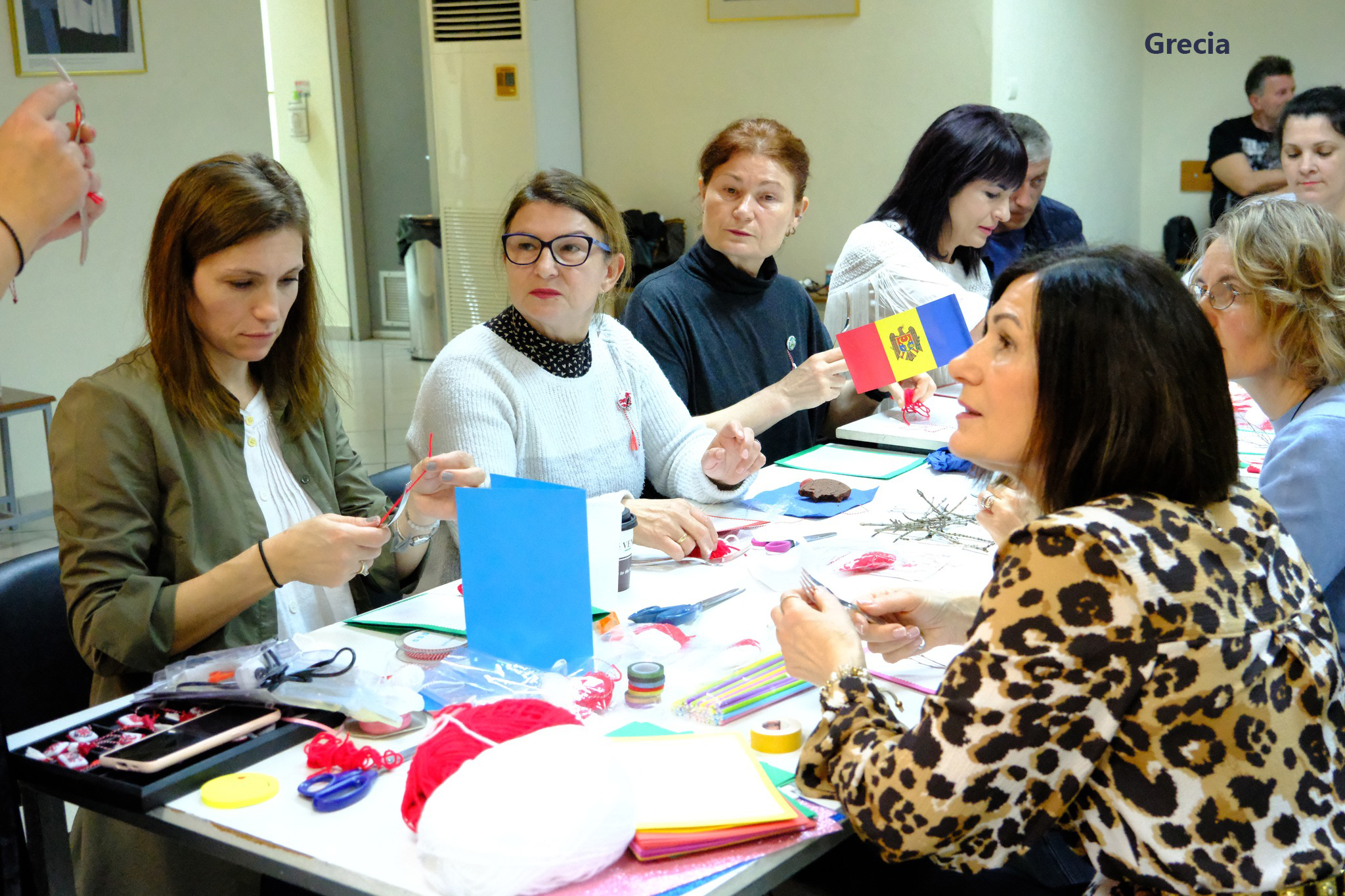 Ateliere de confecționare a mărțișoarelor, desfășurate de către diasporă