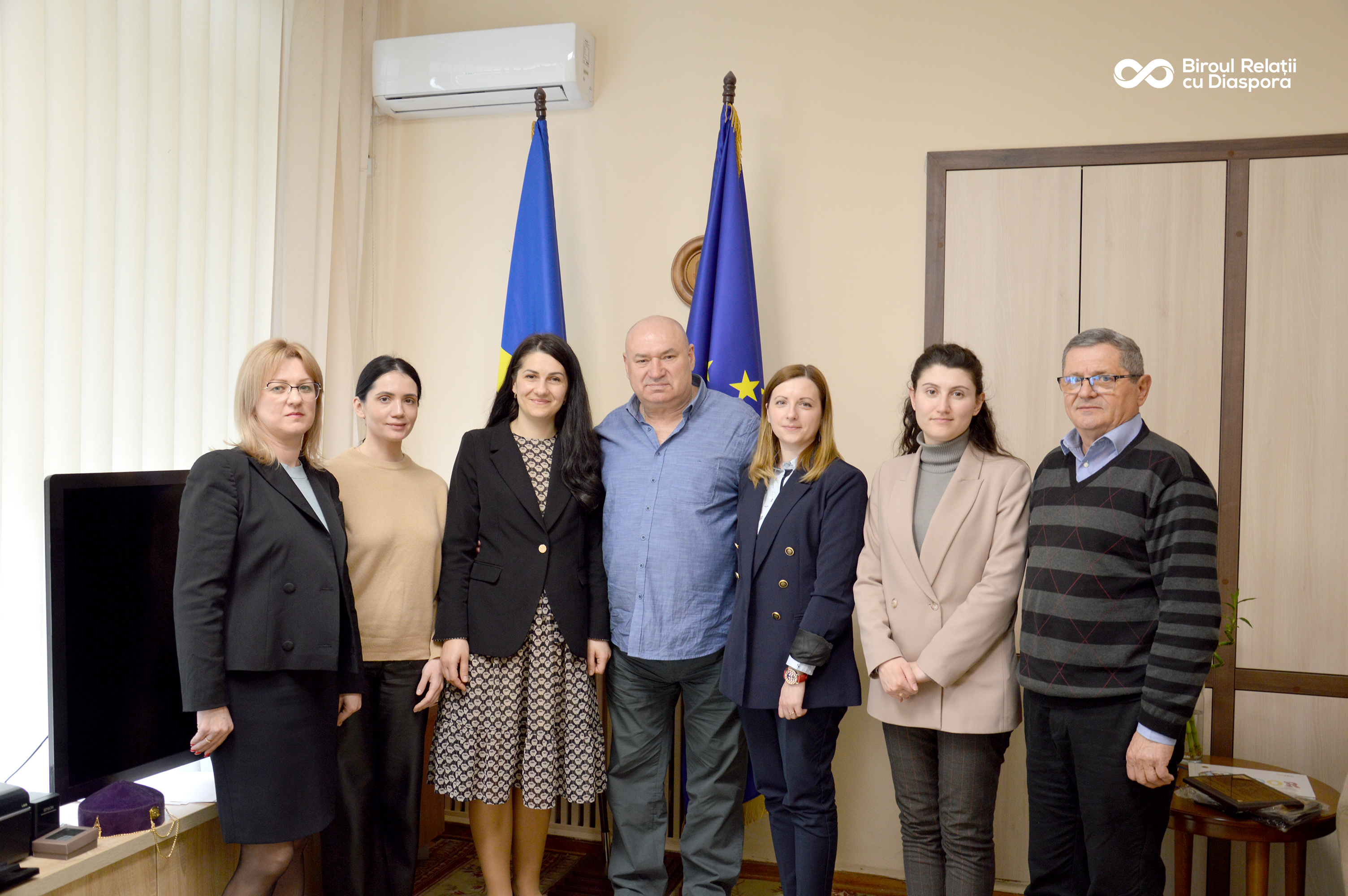 the president of the Cultural Society „Dacia” from Karaganda, Kazakhstan, visited the Diaspora relations office, visited the Diaspora Relation Bureau