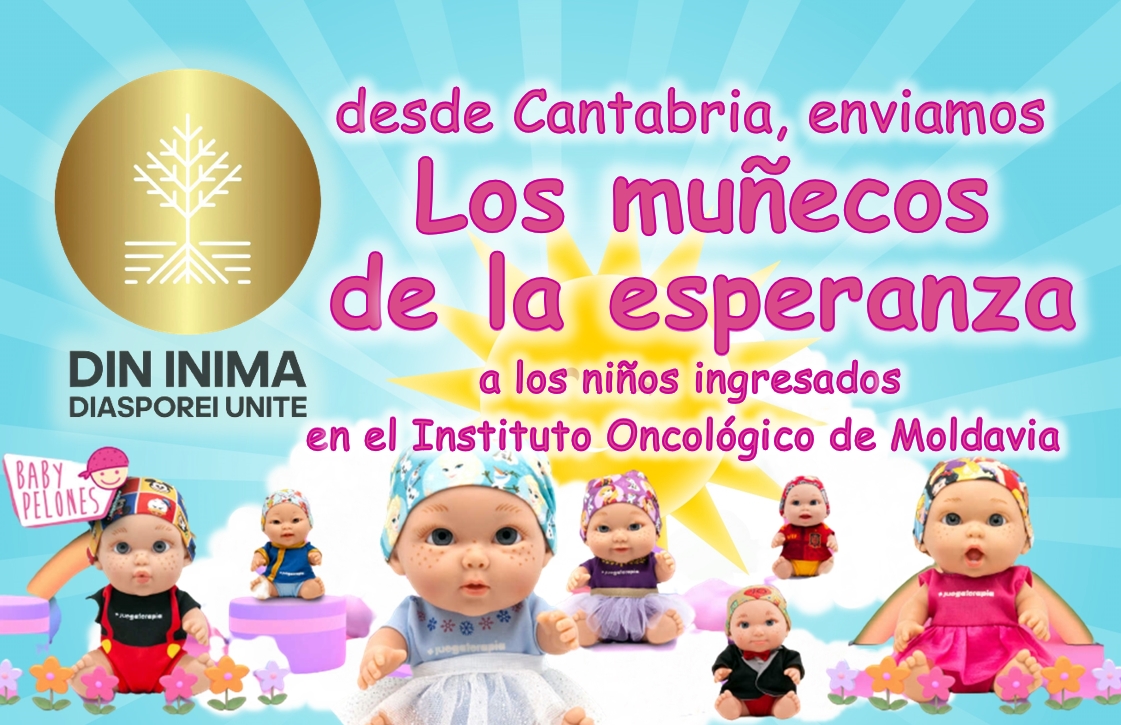 "Dolls of hope" - charity campaign of the Association "From the Heart of the United Diaspora" in Cantabria, Spain