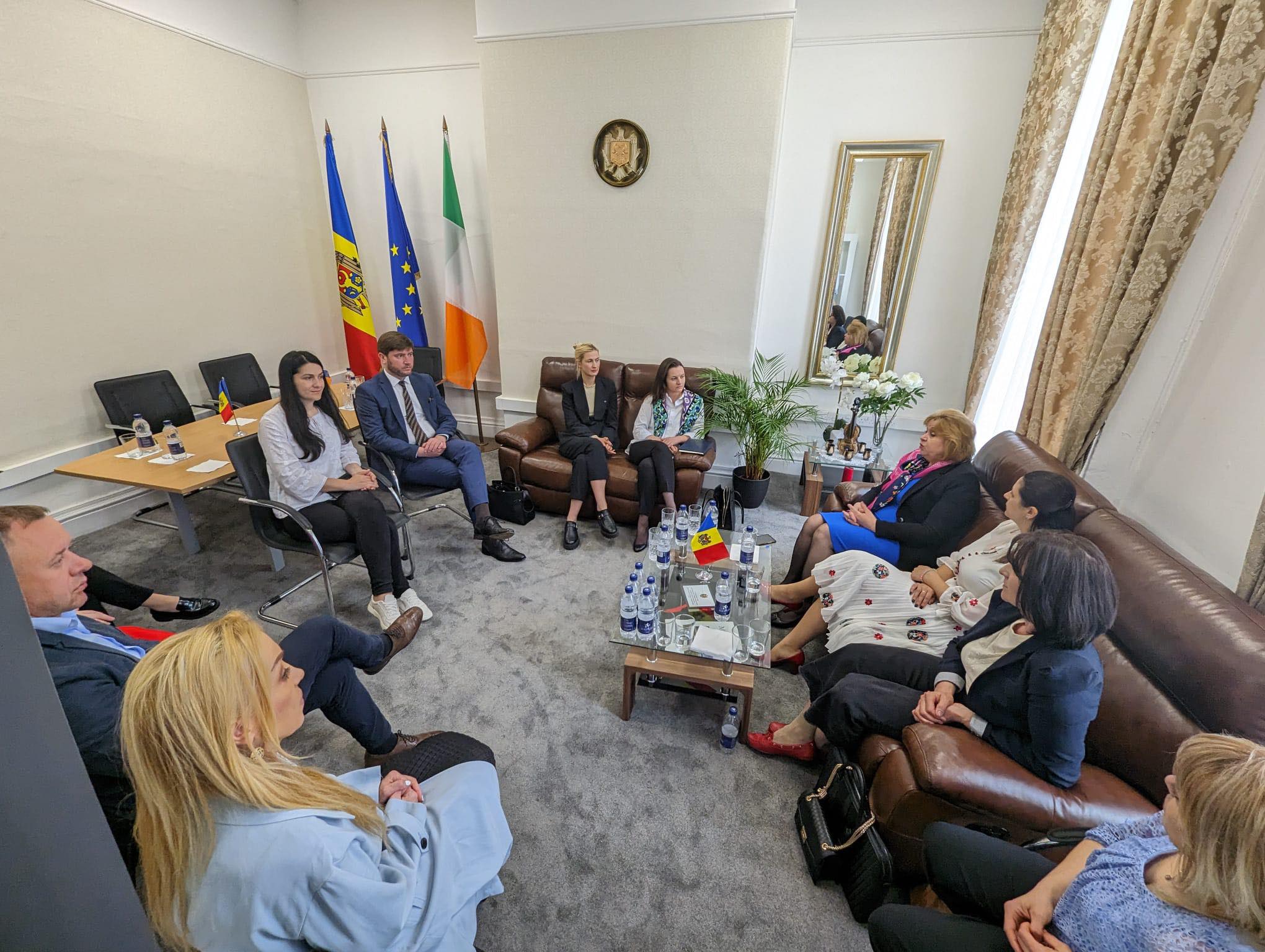 Stabilirea unor noi parteneriate cu instituții irlandeze, în domeniul relațiilor cu diaspora