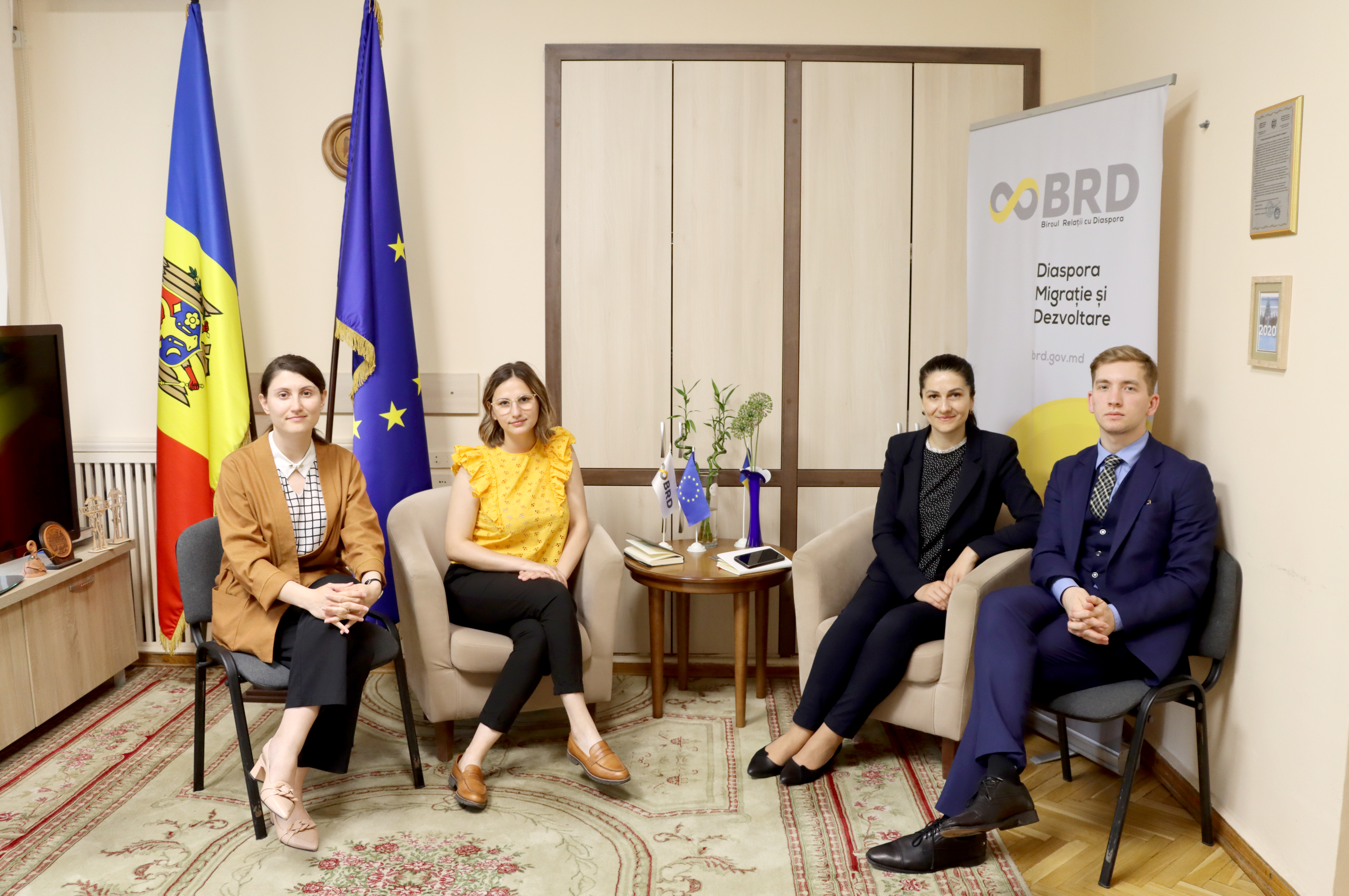 Inițiative ale studenților originari din Republica Moldova, discutate la Biroul relații cu diaspora