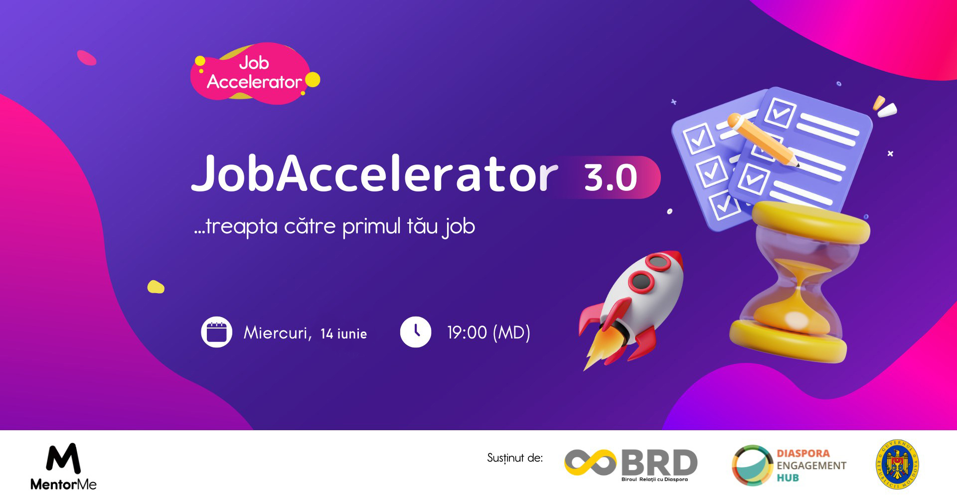 Lansarea Proiectului DEH „Programul de ghidare profesională MentorMe JobAccelerator 3.0”