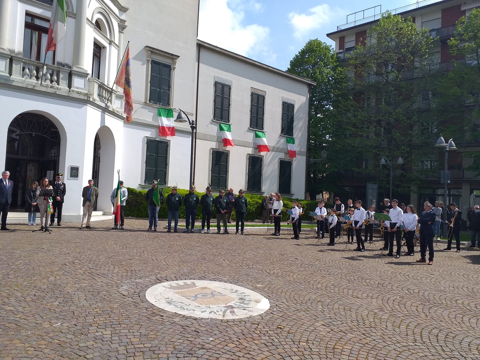 Культурное объединение „Гармония” приняло участие в Национальном празднике Италии „День освобождения 25 апреля” с Оркестром фанфар молдавских и румынских детей „Гармония” из города Спинеа Венеция.