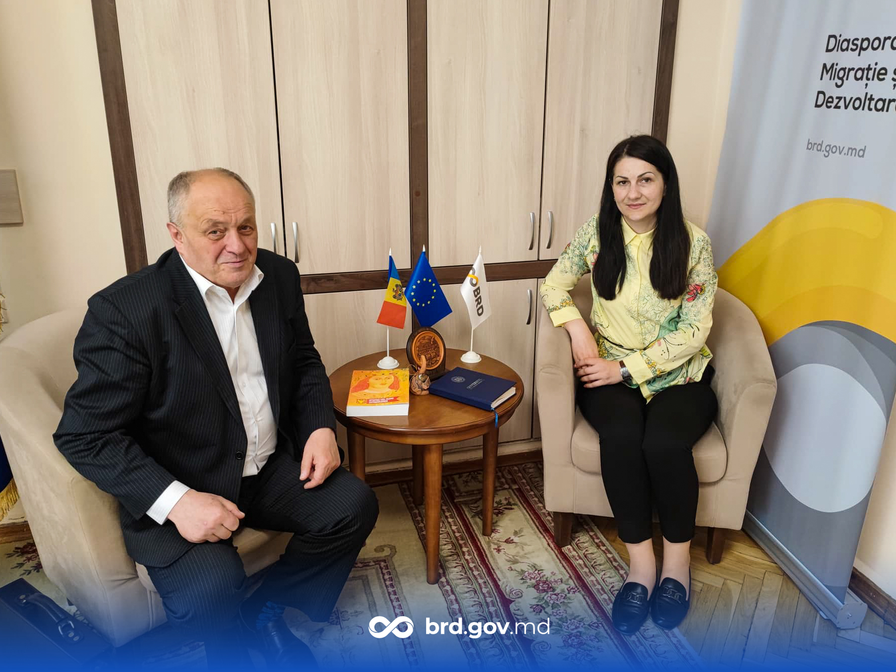 Valeriu Turcanu, interim director of the Epic Theater of Ethnography and Folklore "Ion Creanga" in Chisinau was the guest of the Diaspora Relations Office