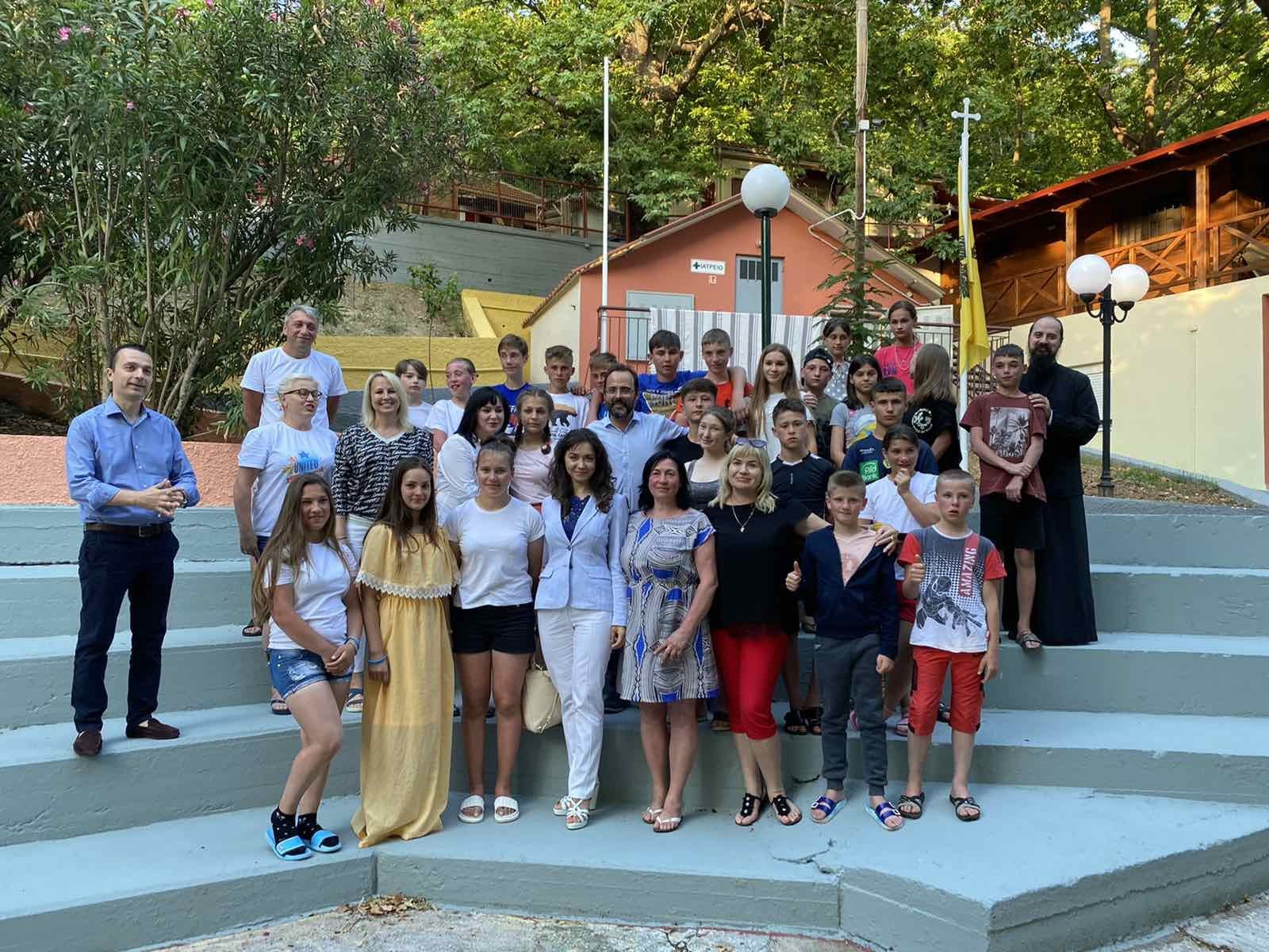 Children from placement centers in the Republic of Moldova spend their summer vacation at a children's camp in Greece